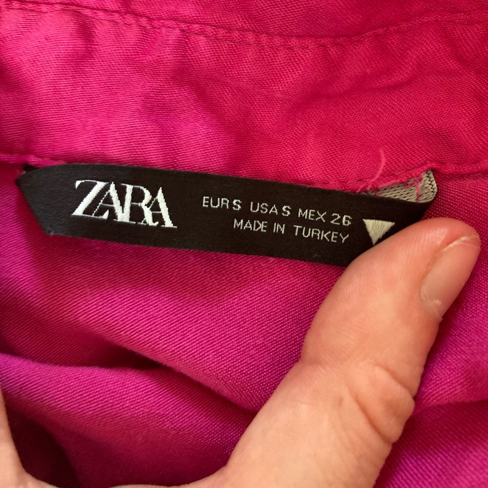 Statement Hot Pink Zara Dress